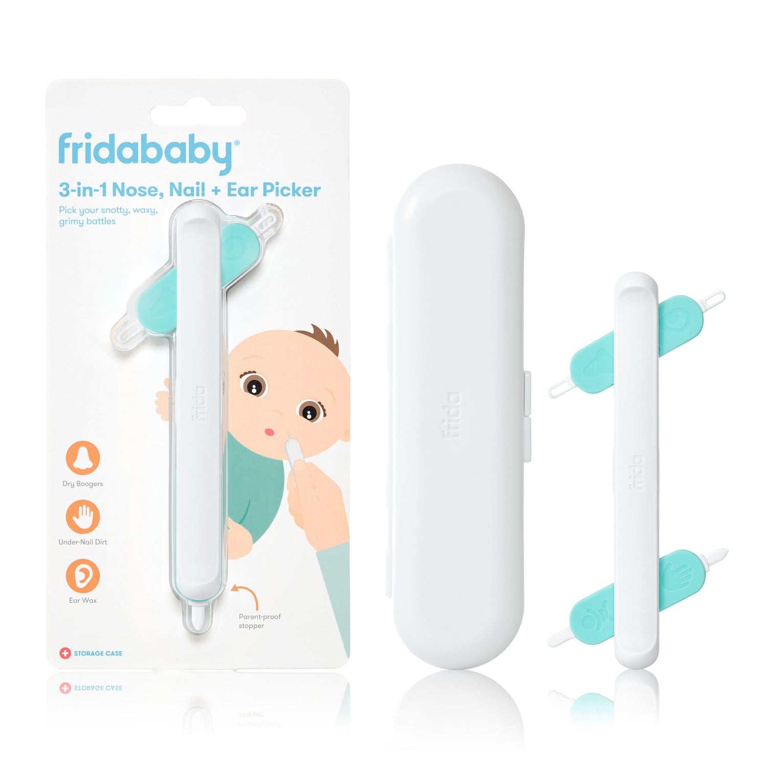 Frida Baby 3-in-1 Nose, Nail &amp; Ear Picker
