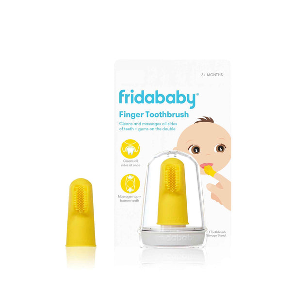 Frida Baby Fingerbrush – Silicone Baby Gum & First Tooth Cleaner