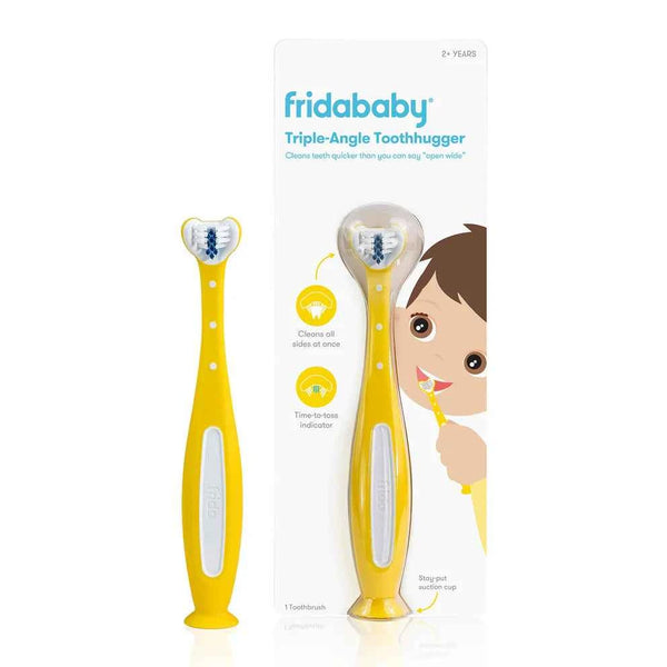 Frida Baby ToothHugger Toothbrush – Triple-Sided Toddler Toothbrush