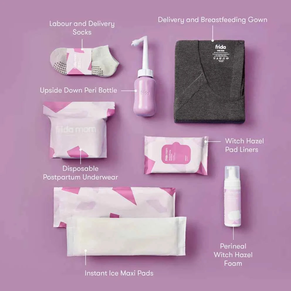 Frida Mom Hospital Birth Kit – Labour & Postpartum Recovery Essentials